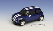 New Mini Cooper   blue  black windows